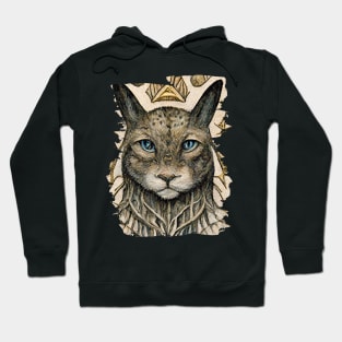 Animals from the forest_lynx Hoodie